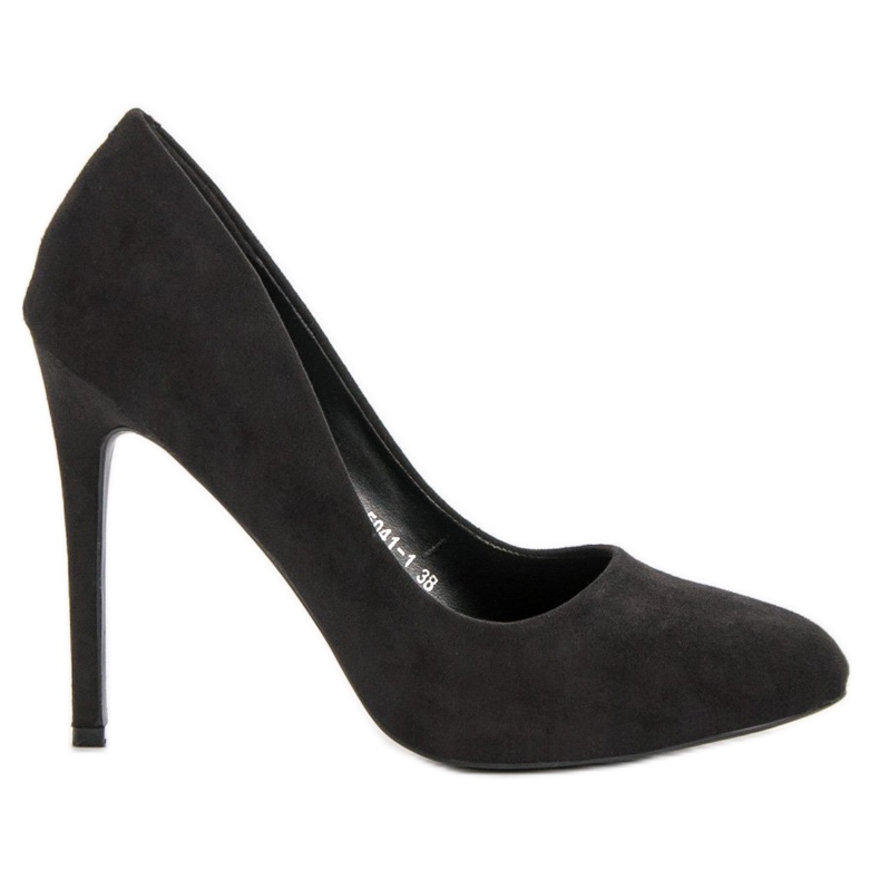 VICES Scarpe col tacco in camoscio nero