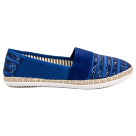 Kayla Espadrillas lucide blu