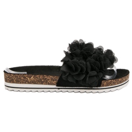 Seastar Pantofole nere alla moda nero