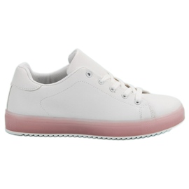 SHELOVET Scarpe sportive comode bianco