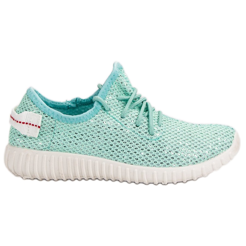 SHELOVET Scarpe Slip-on Con Paillettes verde