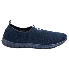 SHELOVET Sneakers slip-on blu navy