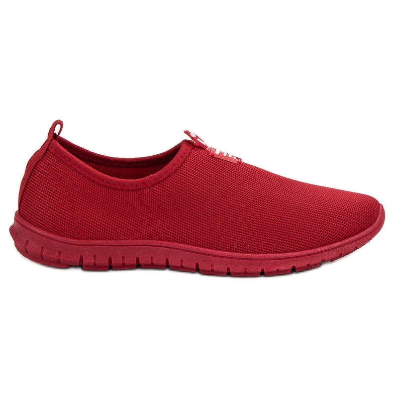 SHELOVET Scarpe da ginnastica rosse senza lacci rosso