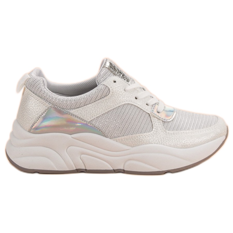 Ideal Shoes Scarpe sportive bianche bianca
