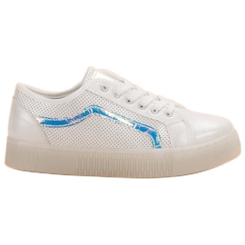 SHELOVET Scarpe casual da donna bianco