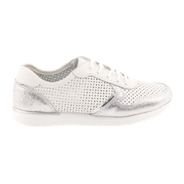 Scarpe sportive da donna Filippo 737 bianche e argento bianco grigio