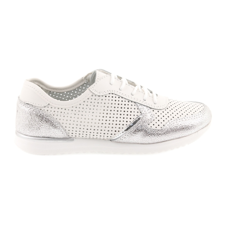 Scarpe sportive da donna Filippo 737 bianche e argento bianca grigio