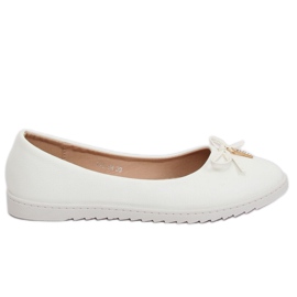Ballerine da donna bianche YSD-04 White bianca