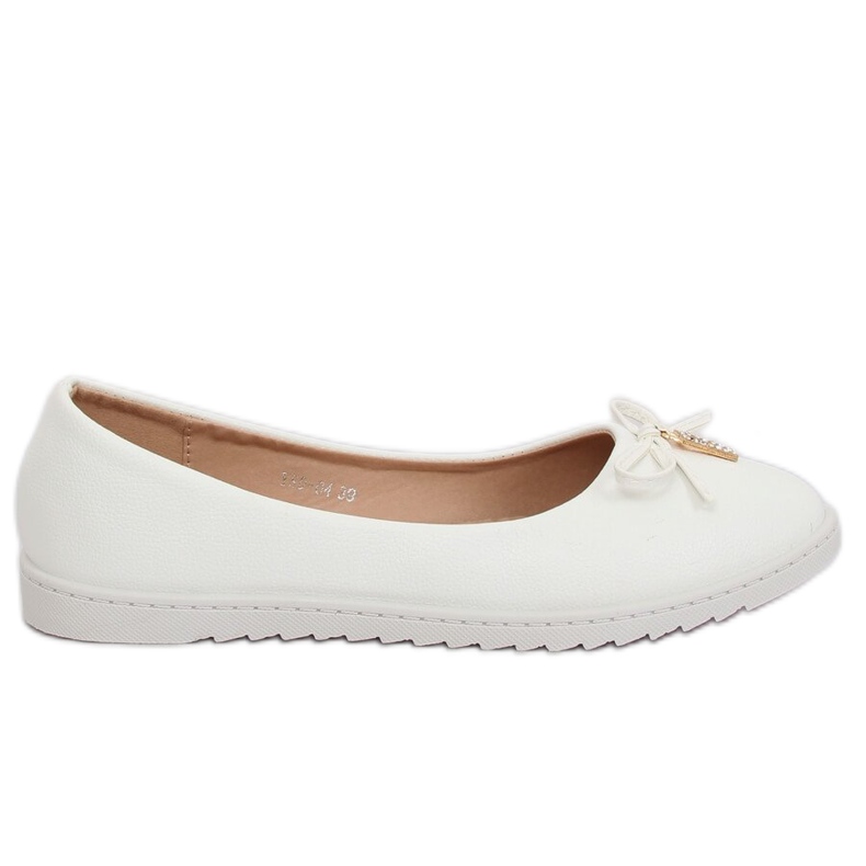 Ballerine da donna bianche YSD-04 White bianca