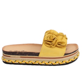 Pantofole gialle da donna gialle S61 Yellow giallo