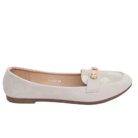 Mocassini da donna grigi VS-662 LT.GREY grigio