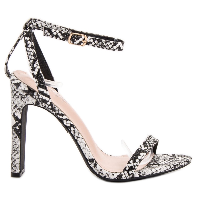 Seastar Sandali con stampa animalier grigio