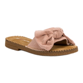 Seastar Pantofole Rosa Con Fiocco