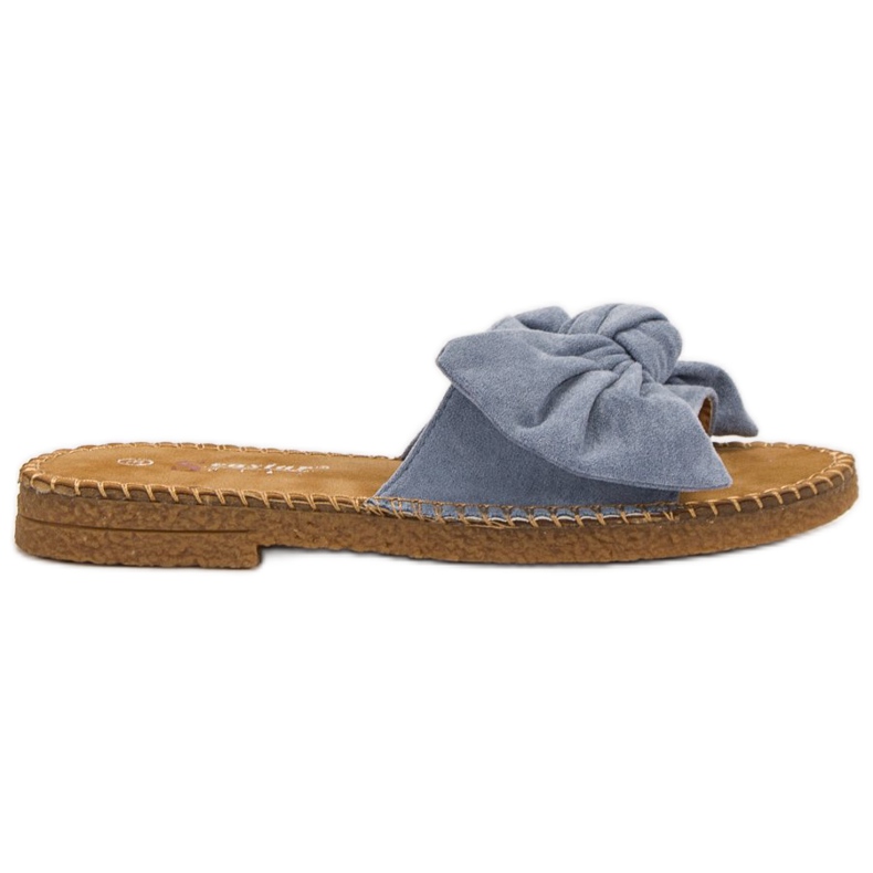 Seastar Pantofole Blu Con Fiocco