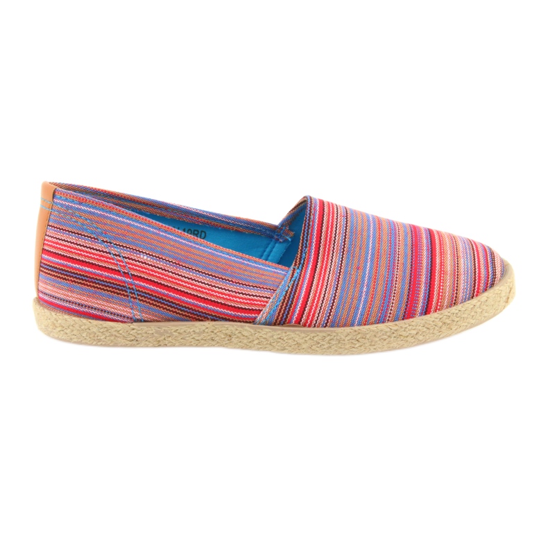 Espadrillas McKey 821 marrone rosso blu rosa