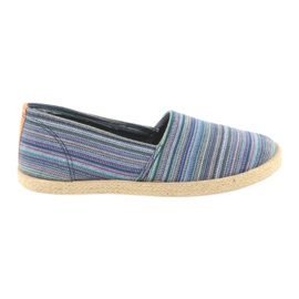 McKey 821 Espadrillas marrone blu verde marina