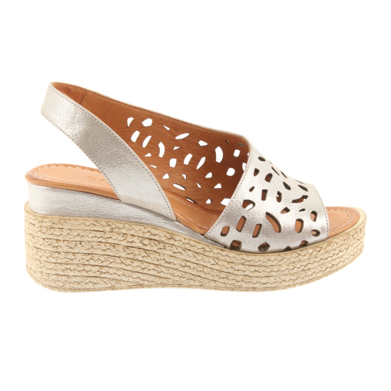 Sandali con zeppa Badura 4722 cappuccino beige