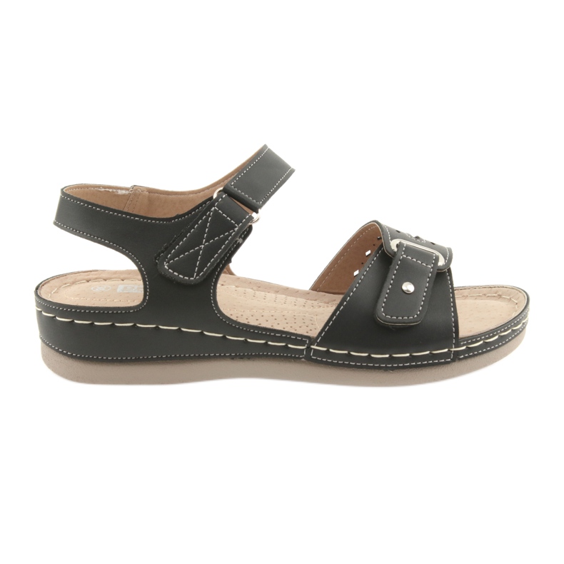 Sandali da donna comfort neri DK 25131 nero