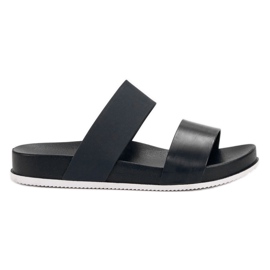 SHELOVET Comode pantofole nere nero