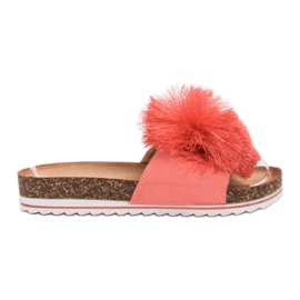 Seastar Ciabatte Con Pompon rosso