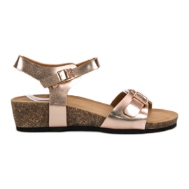 Seastar Sandali con zeppa classici rosa