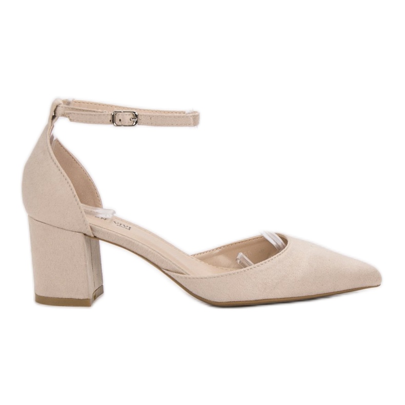 Queen Vivi Décolleté In Pelle Scamosciata Spitz marrone