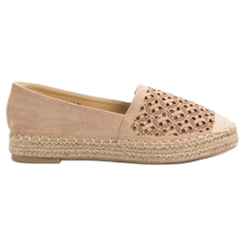 VICES Espadrillas in camoscio marrone
