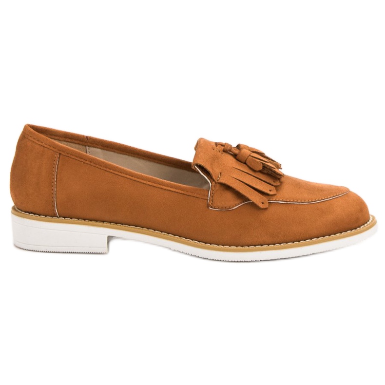 Mocassini VICES in mattoni marrone arancia
