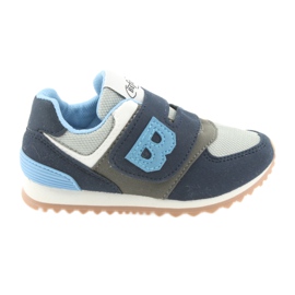 Scarpe per bambini Befado 516Y041 grigio blu navy