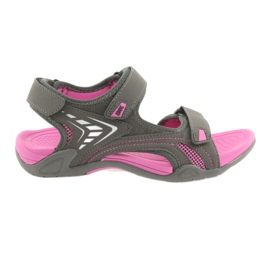 Sandali DK da donna, fondo in EVA grigio chiaro rosa