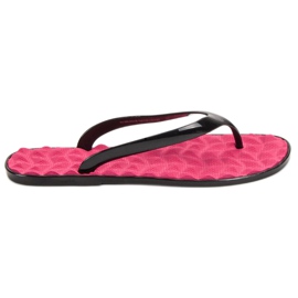 SHELOVET Infradito in gomma rosa