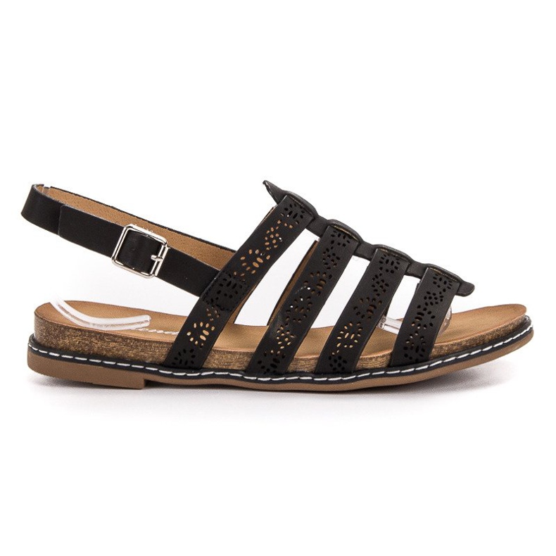 Renda Comodi sandali neri nero