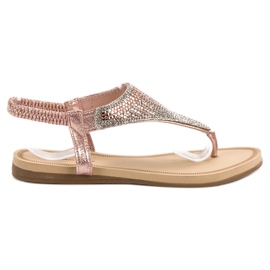 Bello Star Sandali casual con infradito rosa