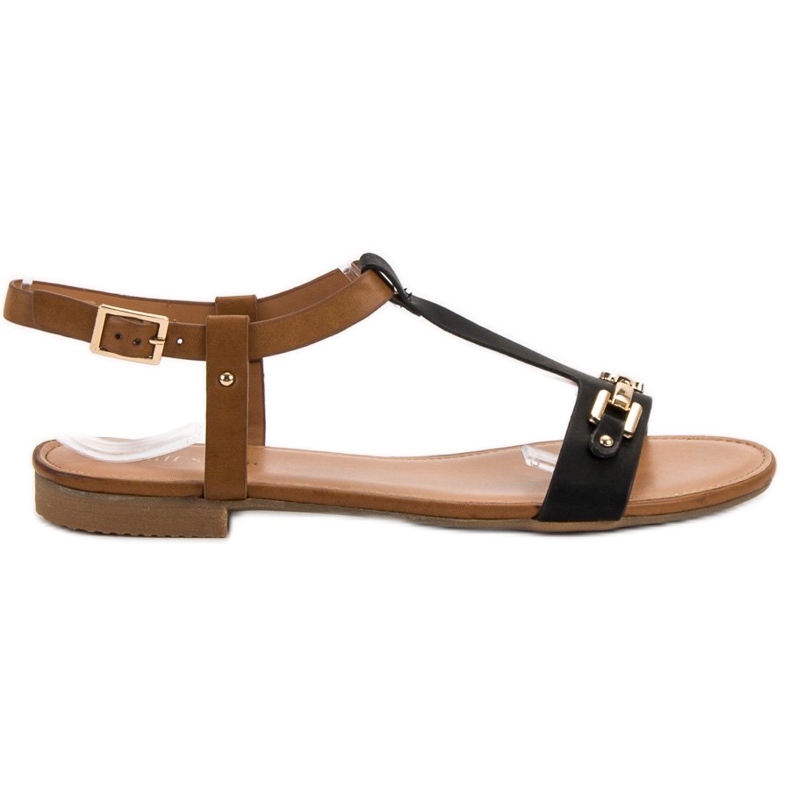 Small Swan Sandali casual nero marrone