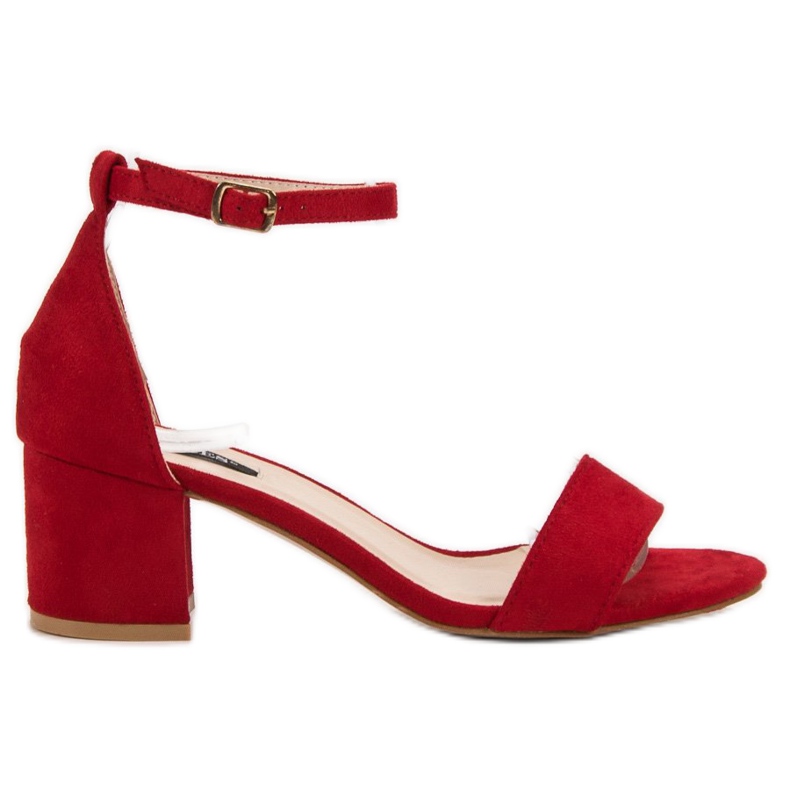 Sandali VICES in camoscio rosso