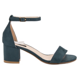 Sandali VICES in camoscio blu