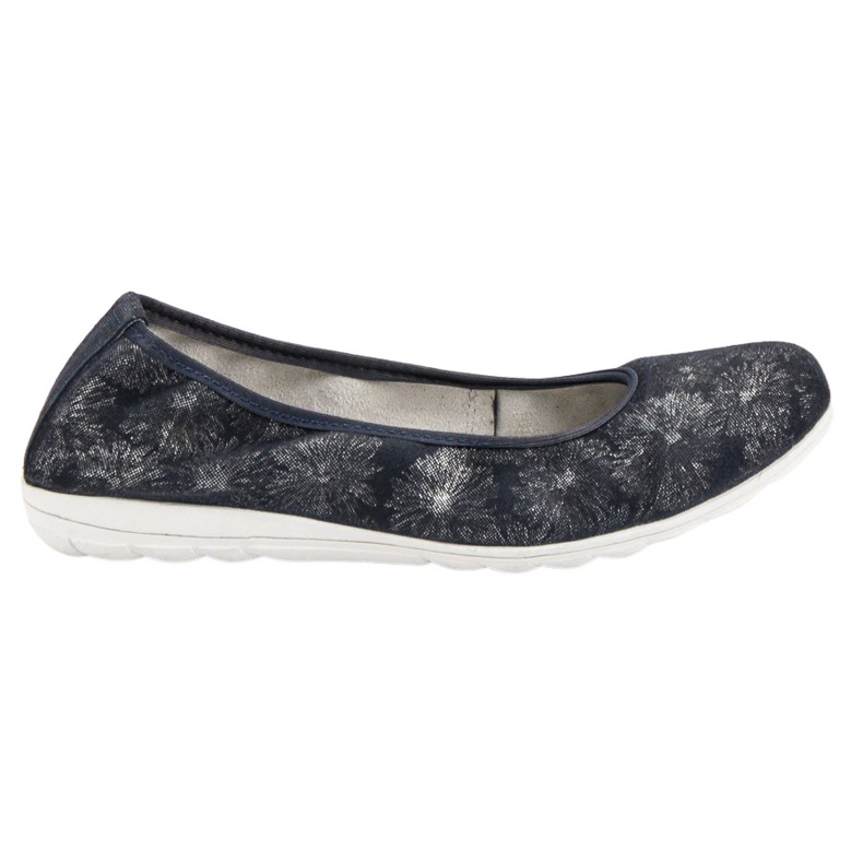 Filippo Ballerine in pelle blu