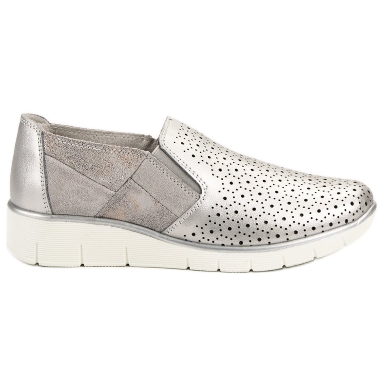 Filippo Slip On Argento Scarpe grigio