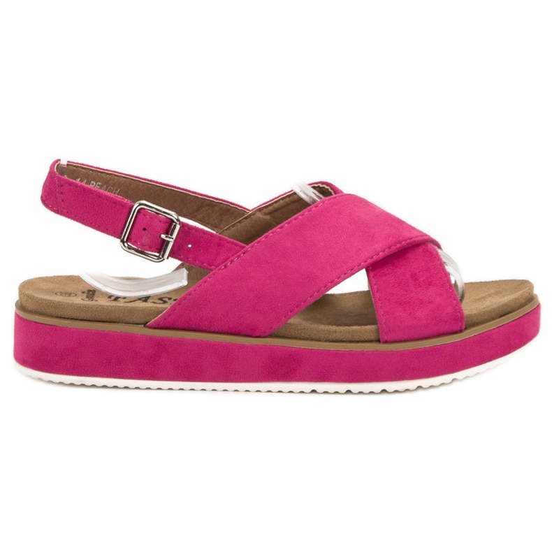 Goodin Sandali in camoscio rosa