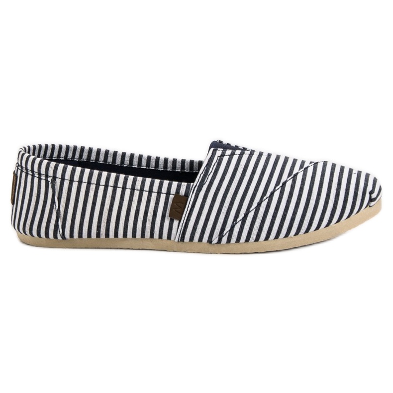 SHELOVET Scarpe da ginnastica leggere slip-on bianca blu