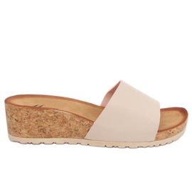Zeppa in sughero beige 3527-12 Beige