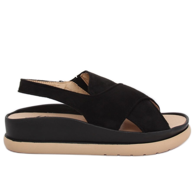 Sandali neri da donna G-202 Black nero