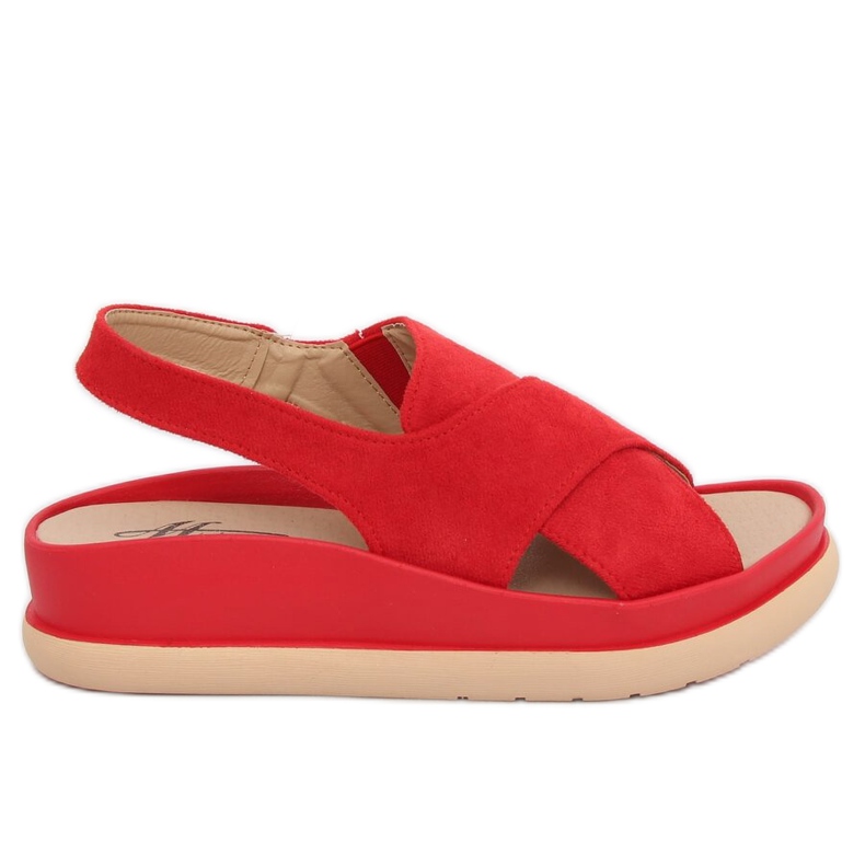 Sandali rossi da donna G-202 Red rosso