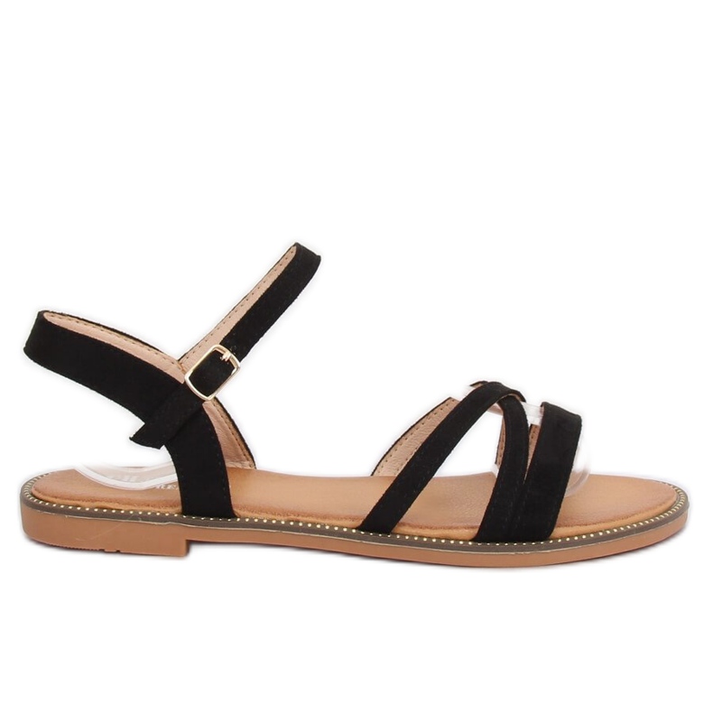 Sandali neri da donna S55 Black nero
