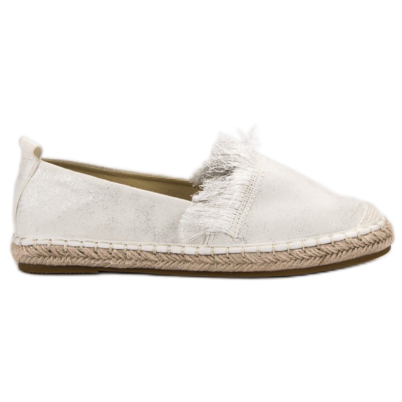 Lily Shoes Espadrillas Con Frange bianca
