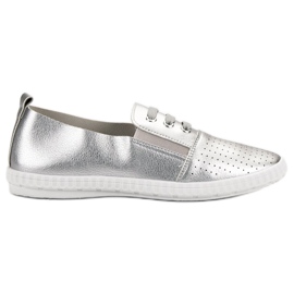 Super Mode Scarpe da ginnastica argento grigio
