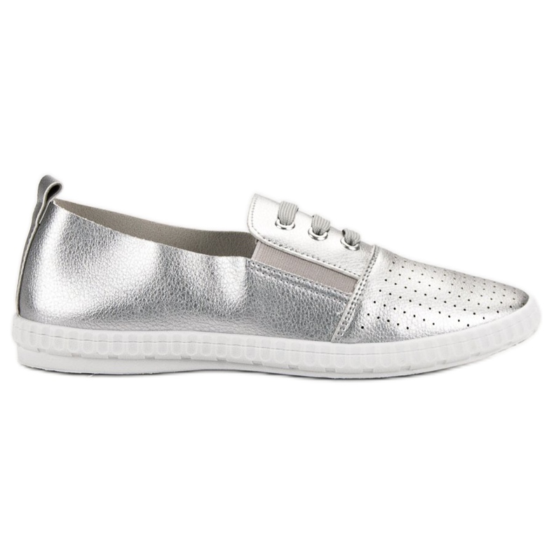 Super Mode Scarpe da ginnastica argento grigio