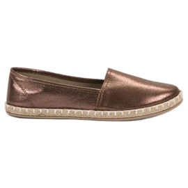New Tlck Espadrillas marroni marrone