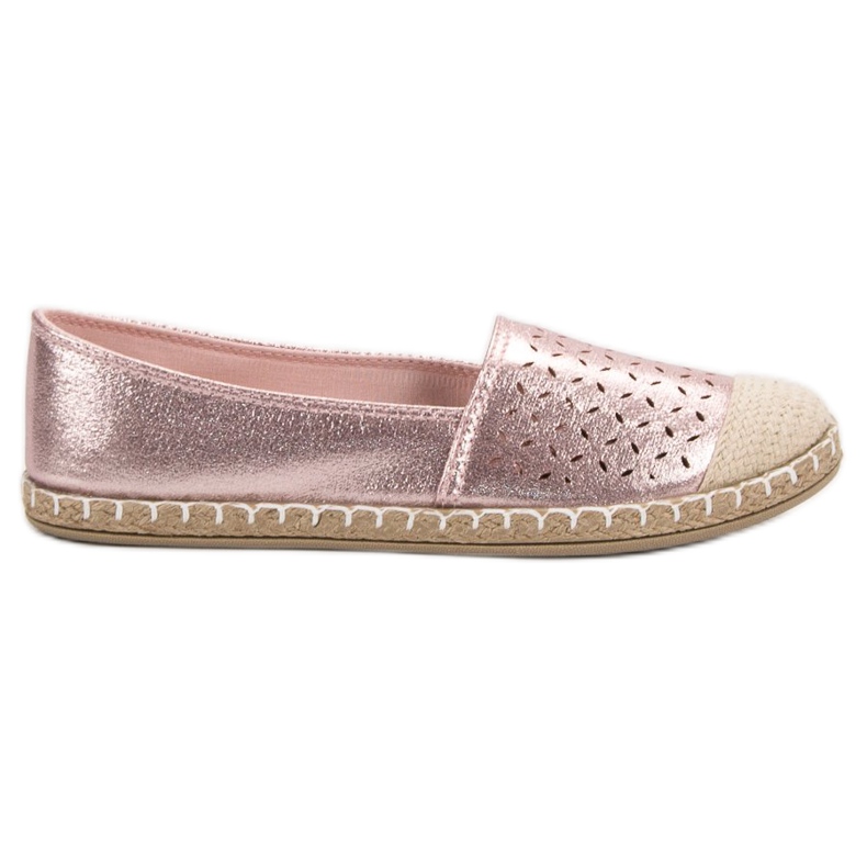 New Tlck Espadrillas Glitter rosa