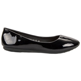 GUAPISSIMA Ballerine laccate nero